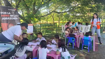 Arte y bienestar con la niñez en Amazonas WV (1)