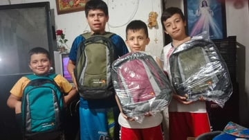 Entrega morrales Piedecuesta World Vision (4)