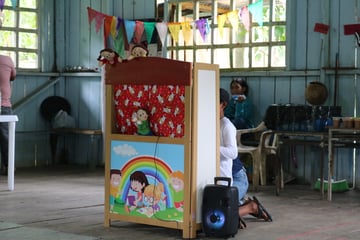 Filtro de agua y teatro comunitario desde la niñez en Leticia WV (5)