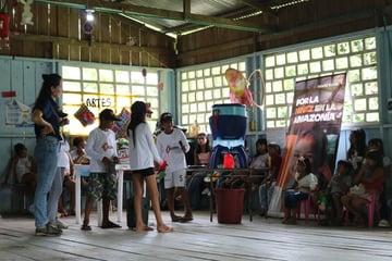 Filtro de agua y teatro comunitario desde la niñez en Leticia WV (6)