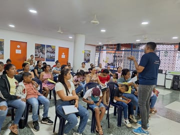 Madres en montería aprenden sobre salud y bienestar de la niñez WV (4)